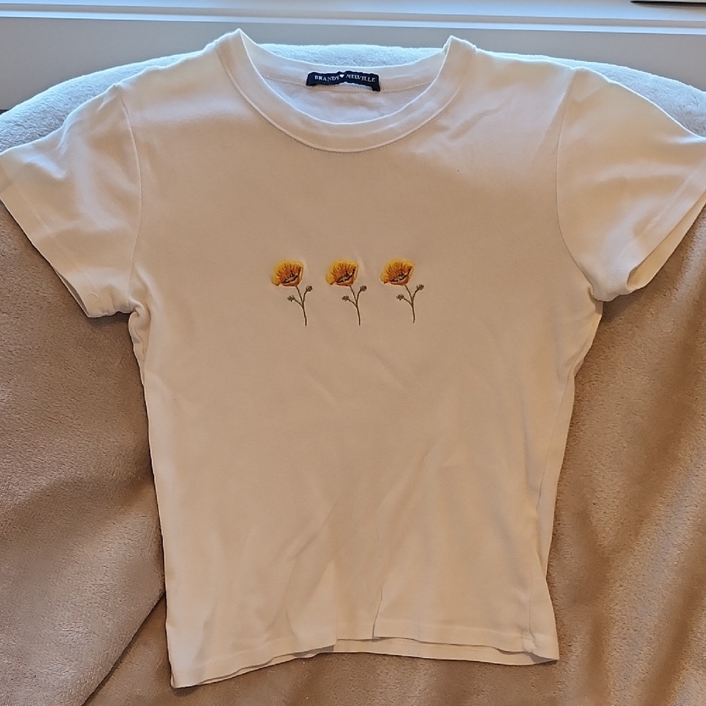 Brandy Melville White T-Shirt, 4 Other Shirts, Sold Together